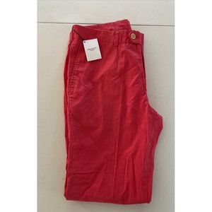 NWT HACKETT LONDON Summer Chinos 38L Redish  Cotton Sanderson